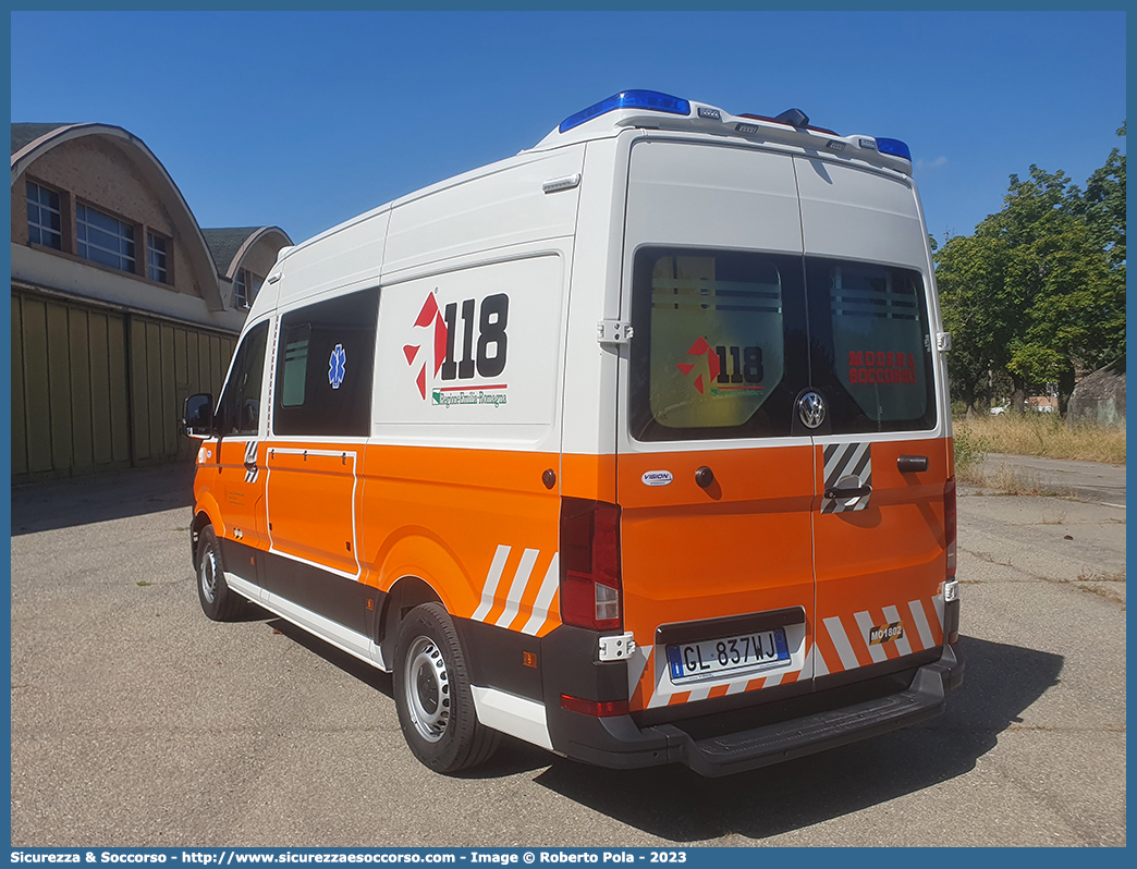 MO 1802
118 Modena Soccorso
Volkswagen Crafter II serie
Allestitore Vision S.r.l.
Parole chiave: 118;Modena;Soccorso;Ambulanza;Autoambulanza;Volkswagen;Crafter;Vision