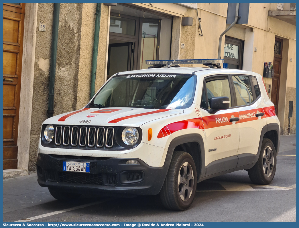 Polizia Locale YA554AM
Polizia Municipale
Gestione Associata Amiata Val d'Orcia
Jeep Renegade I serie
Allestitore Ciabilli S.r.l.
Parole chiave: Polizia;Locale;Municipale;Amiata;Val d Orcia;Val d&#039;Orcia;Abbadia San Salvatore;Castiglione d Orcia;Piancastagnaio;Radicofani;San Quirico d Orcia;Jeep;Renegade;Ciabilli;YA554AM;YA 554 AM