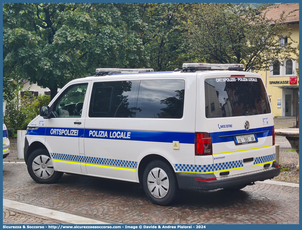 Polizia Locale YA385AR
Polizia Locale
Comune di Silandro
Volkswagen Transporter T6.1
Allestitore Bertazzoni S.r.l.
Parole chiave: Polizia;Locale;Municipale;Silandro;Schlanders;Volkswagen;Transporter;T6.1;T 6.1;Bertazzoni;YA385AR;YA 385 AR