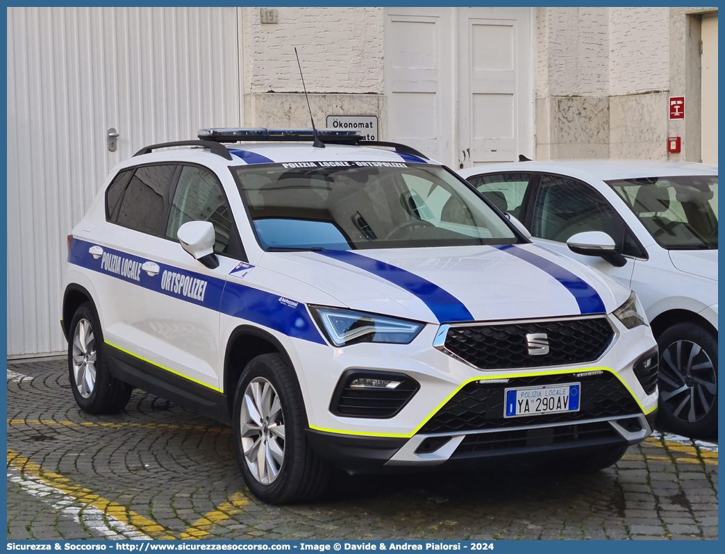 Polizia Locale YA290AV
Polizia Locale
Comune di Merano
Seat Ateca I serie restyling
Allestitore Bertazzoni S.r.l.
Parole chiave: Polizia;Locale;Municipale;Merano;Meran;Seat;Ateca;Bertazzoni;YA290AV;YA 290 AV