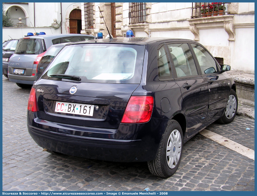 CC BX161
Arma dei Carabinieri
Fiat Stilo II serie
Parole chiave: CC;C.C.;Arma;dei;Carabinieri;Fiat;Stilo