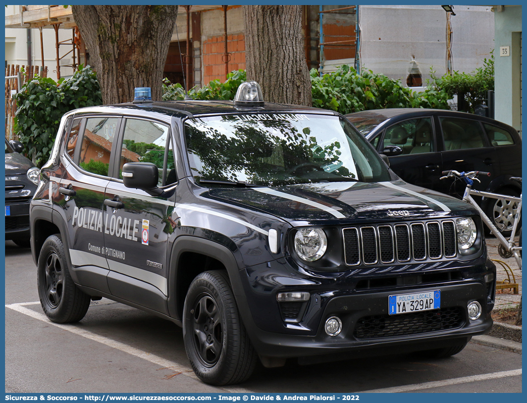 Polizia Locale YA329AP
Polizia Locale
Comune di Putignano
Jeep Renegade I serie restyling
Parole chiave: Polizia;Locale;Municipale;Putignano;Jeep;Renegade;YA329AP;YA 329 AP