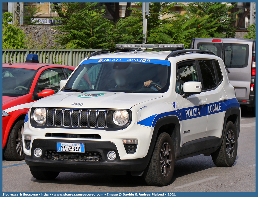 Polizia Locale YA438AP
Polizia Locale
Unione Comuni Media Vallesina
Jeep Renegade I serie restyling
Allestitore Bertazzoni S.r.l.
Parole chiave: Polizia;Locale;Municipale;Media Vallesina;Castelbellino;Castelplanio;Maiolati Spontini;Monte Roberto;Montecarotto;Poggio San Marcello;San Paolo di Jesi;Jeep;Renegade;Bertazzoni