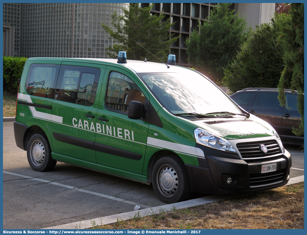 CC DN705
Arma dei Carabinieri
Comando Unità per la Tutela Forestale, 
Ambientale e Agroalimentare
Fiat Scudo IV serie
Parole chiave: CC;C.C.;Arma;dei;Carabinieri;Comando;Unità;per;la;Tutela;Forestale;Ambientale;Agroalimentare;Fiat;Scudo