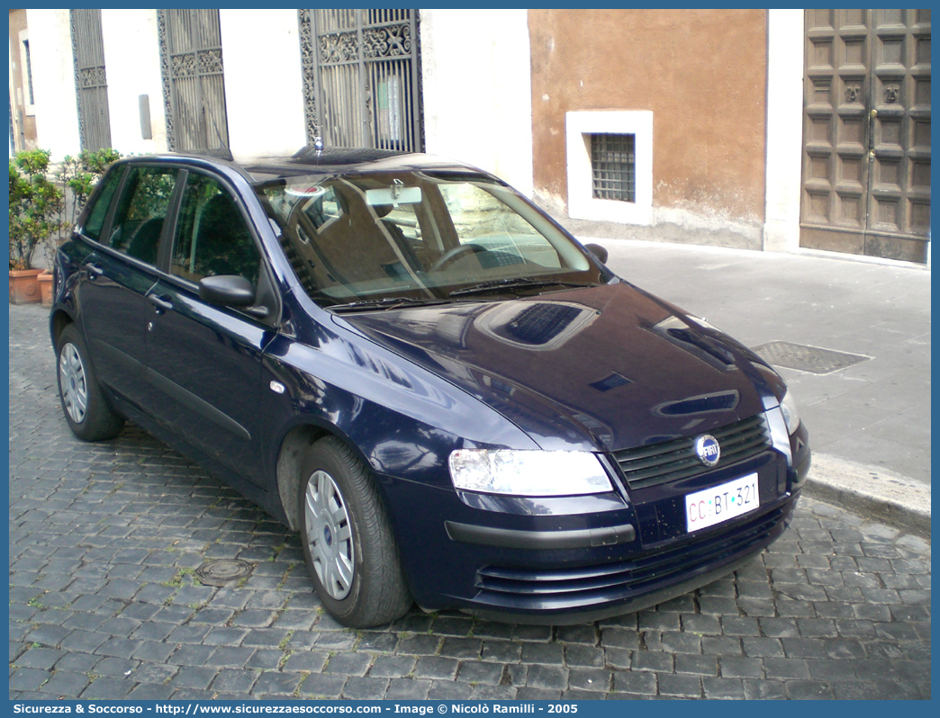 CC BT321
Arma dei Carabinieri
Fiat Stilo I serie
Parole chiave: CC;C.C.;Arma;dei;Carabinieri;Fiat;Stilo