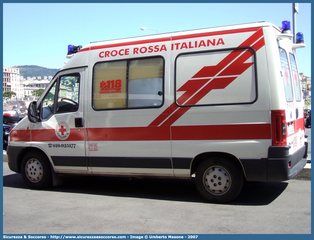 CRI A246B
Croce Rossa Italiana
Rossiglione
Fiat Ducato II serie restyling
Allestitore MAF S.n.c.
Parole chiave: Croce;Rossa;Italiana;CRI;C.R.I.;Ambulanza;Fiat;Ducato;MAF;M.A.F.;Mariani Alfredo e Figli;Rossiglione