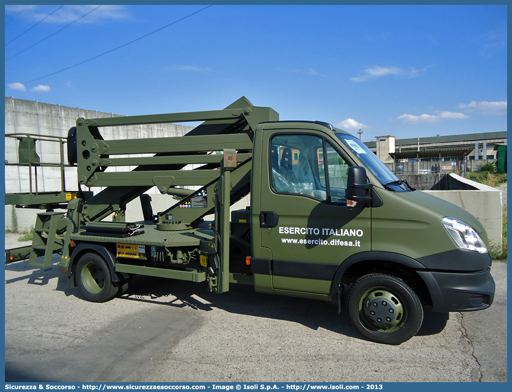 -
Esercito Italiano
Iveco Daily V serie
Allestitore Isoli
Parole chiave: EI;E.I.;Esercito;Italiano;Supporto Logistico;Snorkel;Iveco;Daily;Isoli