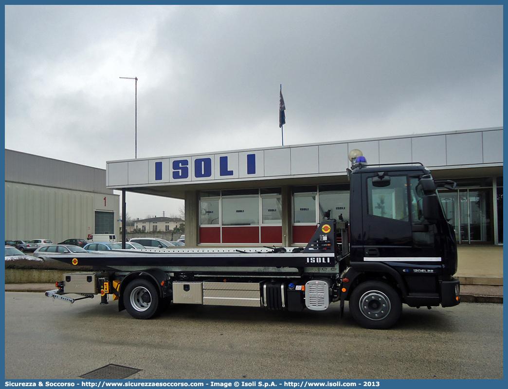 -
Arma dei Carabinieri
Iveco EuroCargo 120EL22 III serie
Allestitore Isoli S.p.A.
Parole chiave: Arma dei Carabinieri;Carro Attrezzi;Carro Soccorso;Iveco;EuroCargo;120EL22;120 EL 22;120EL 22;120 EL22;Isoli