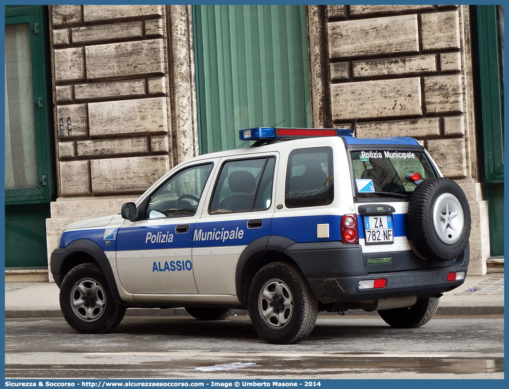 -
Polizia Municipale
Comune di Alassio
Land Rover Freelander I serie
Parole chiave: Polizia;Locale;Municipale;Alassio;Land Rover;Freelander