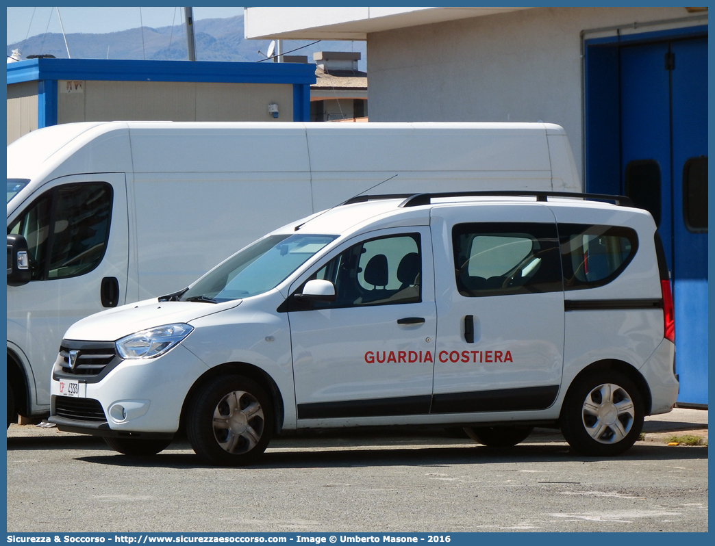 CP 4333
Corpo delle Capitanerie di Porto
Guardia Costiera 
Dacia Dokker
Parole chiave: CP;C.P.;GC;G.C.;Guardia;Costiera;Capitaneria;Capitanerie;di;Porto;Dacia;Dokker