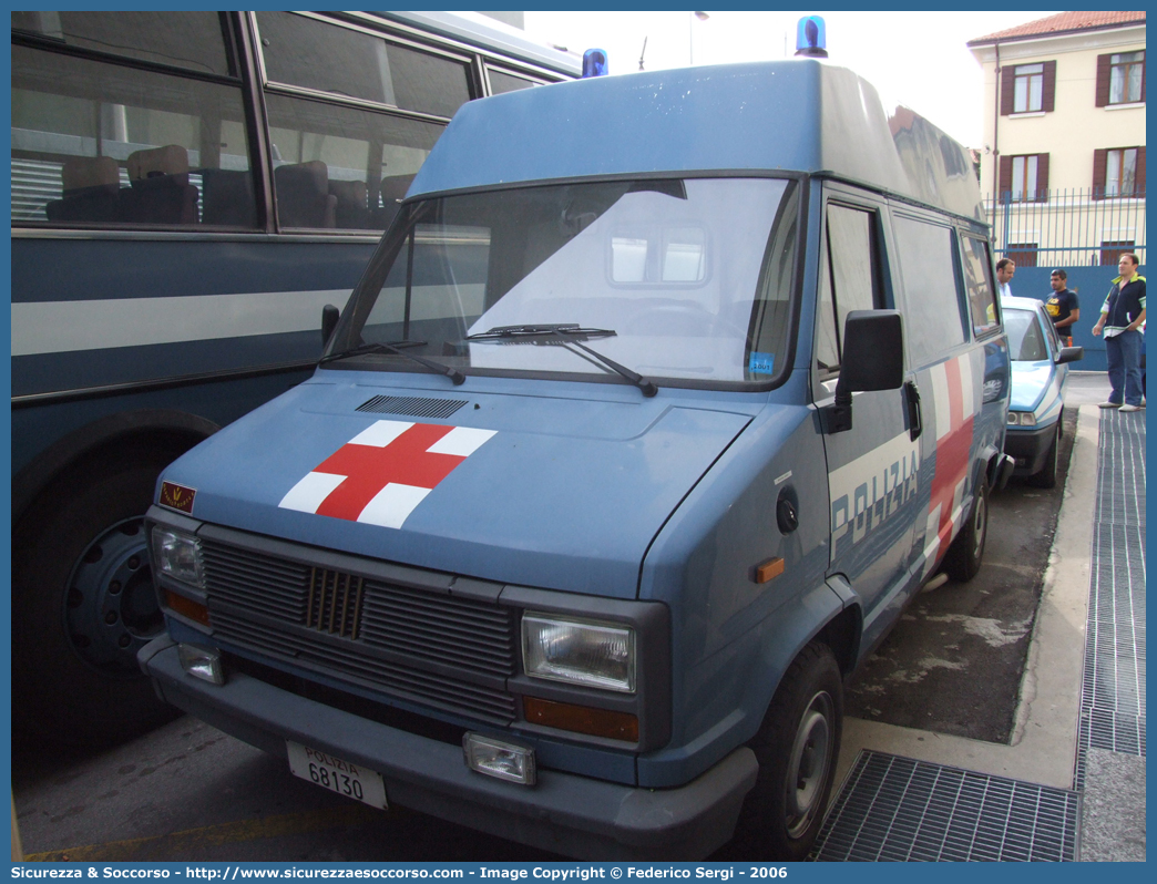 Polizia 68130
Polizia di Stato
Reparto Mobile
Servizio Sanitario
Fiat Ducato I serie
Parole chiave: Polizia;Stato;PS;P.S.;Reparto;Mobile;Servizio;Sanitario;Ambulanza;Autoambulanza;Fiat;Ducato