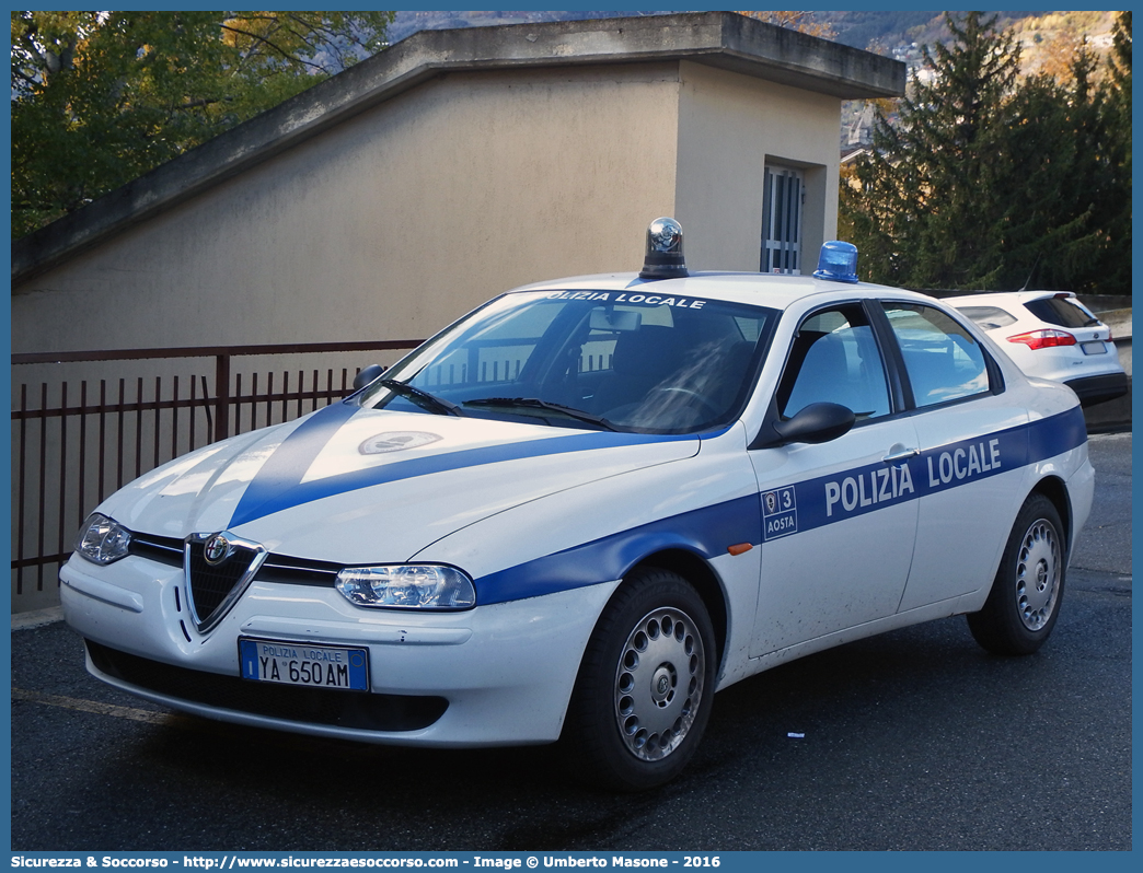 Polizia Locale YA650AM
Polizia Locale
Comune di Aosta
Alfa Romeo 156 I serie
Parole chiave: Polizia;Locale;Municipale;Aosta;Alfa Romeo;156;YA650AM;YA 650 AM