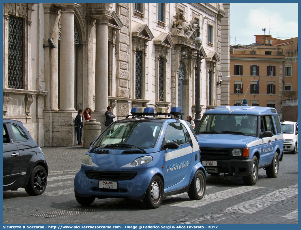 Polizia B0073
Polizia di Stato
Smart ForTwo I serie
Parole chiave: P.S.;PS;Polizia;di;Stato;Pubblica;Sicurezza;Smart;ForTwo