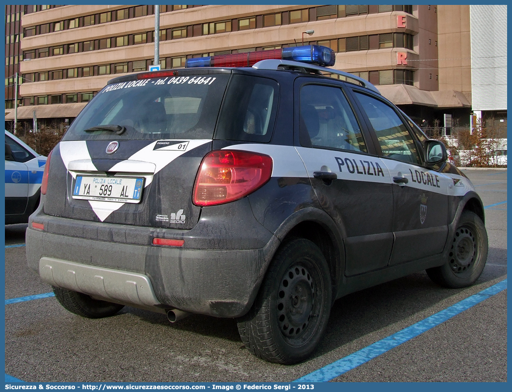 Polizia Locale YA589AL
Polizia Locale
Comune di Primiero
Fiat Sedici II serie
Parole chiave: Polizia;Locale;Municipale;Primiero;Fiat;Sedici;YA589AL;YA 589 AL