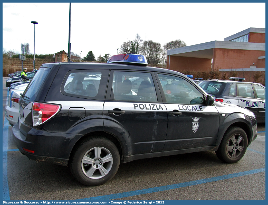 Polizia Locale YA171AH
Polizia Locale
Comune di Rovereto
Subaru Forester V serie
Allestitore Ciabilli S.r.l.
Parole chiave: Polizia;Locale;Municipale;Rovereto;Subaru;Forester;Ciabilli;YA171AH;YA 171 AH