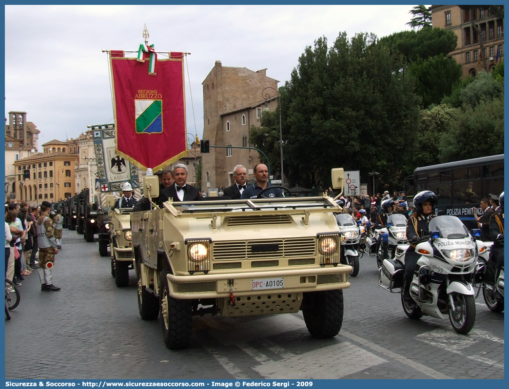 DPC A0105
Dipartimento Nazionale
Protezione Civile
Iveco VM90
Parole chiave: Dipartimento;Nazionale;Protezione;Civile;DPC;D.P.C.;DPCN;D.P.C.N.;DNPC;D.N.P.C.;Iveco;VM90;VM 90;DPCA0105;A0105