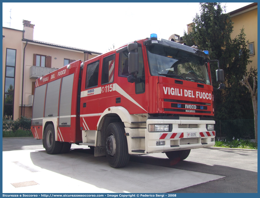 VF 21276
Corpo Nazionale Vigili del Fuoco
Iveco Magirus EuroTech 190E31
"Firetech"
Parole chiave: VVF;V.V.F.;Corpo;Nazionale;Vigili;del;Fuoco;AutoPompaSerbatoio;APS;A.P.S.;Iveco;Magirus;EuroTech;FireTech;190E31