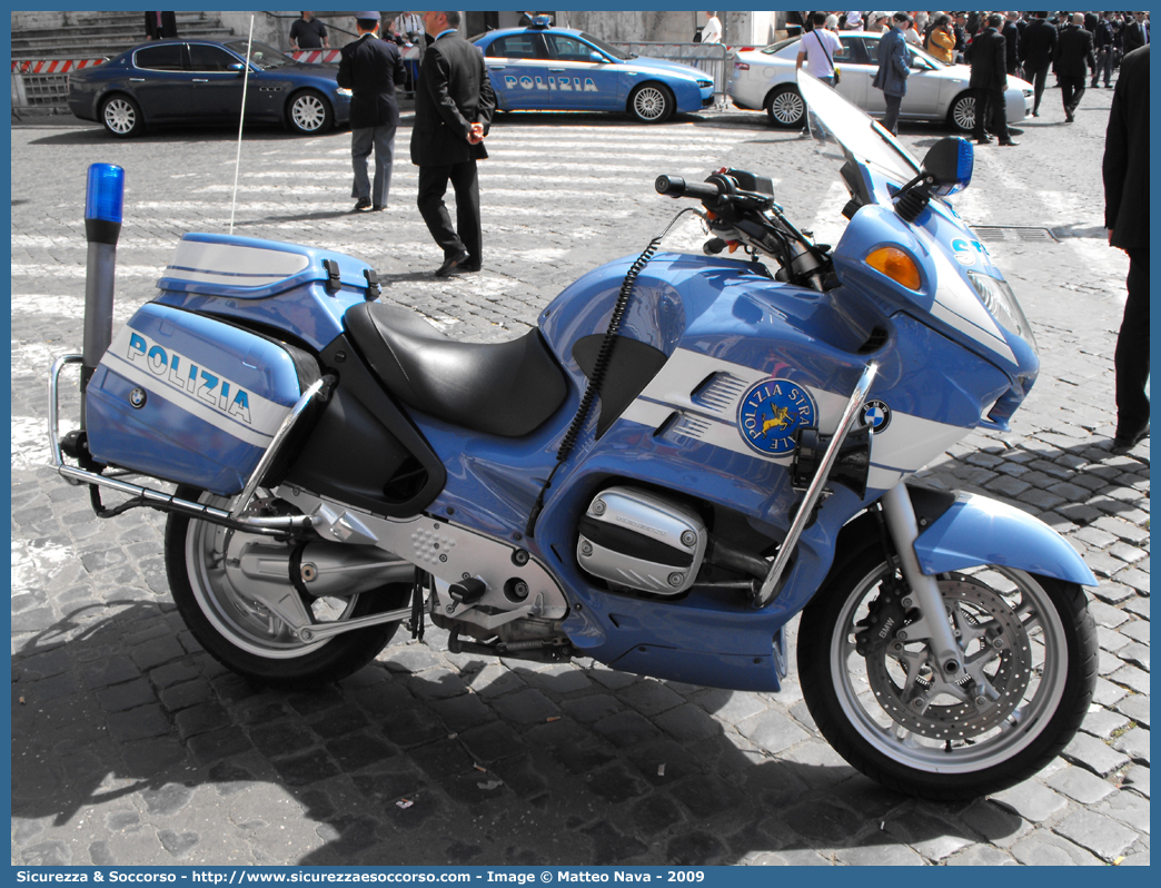 -
Polizia di Stato
Polizia Stradale
Bmw R850RT II serie
Parole chiave: Polizia di Stato;Polizia;PS;Polizia Stradale;BMW;R850;RT