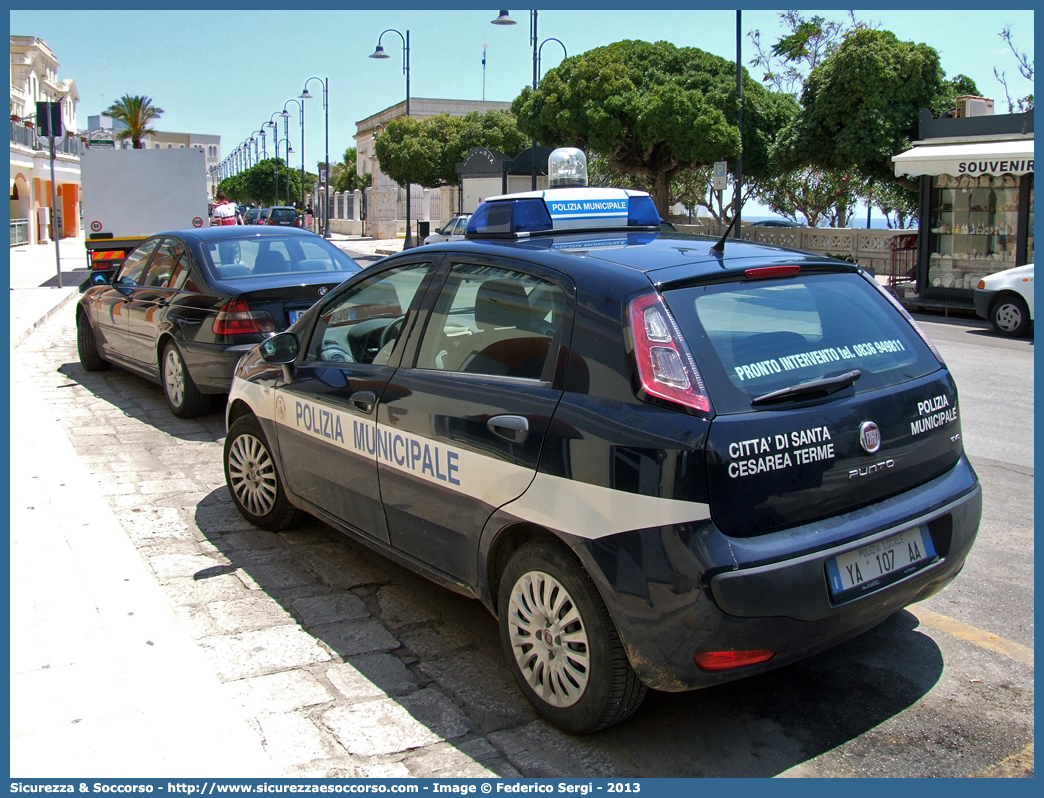 Polizia Locale YA107AA
Polizia Locale
Comune di Santa Cesarea Terme
Fiat Punto Evo
Parole chiave: Polizia;Locale;Municipale;Santa Cesarea Terme;Fiat;Punto;Evo;YA107AA;YA 107 AA