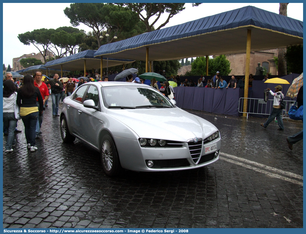 DPC A0134
Dipartimento Nazionale
Protezione Civile
Alfa Romeo 159
Parole chiave: Dipartimento;Nazionale;Protezione;Civile;DPC;D.P.C.;DPCN;D.P.C.N.;DNPC;D.N.P.C.;Alfa Romeo;159;DPCA0134;A0134