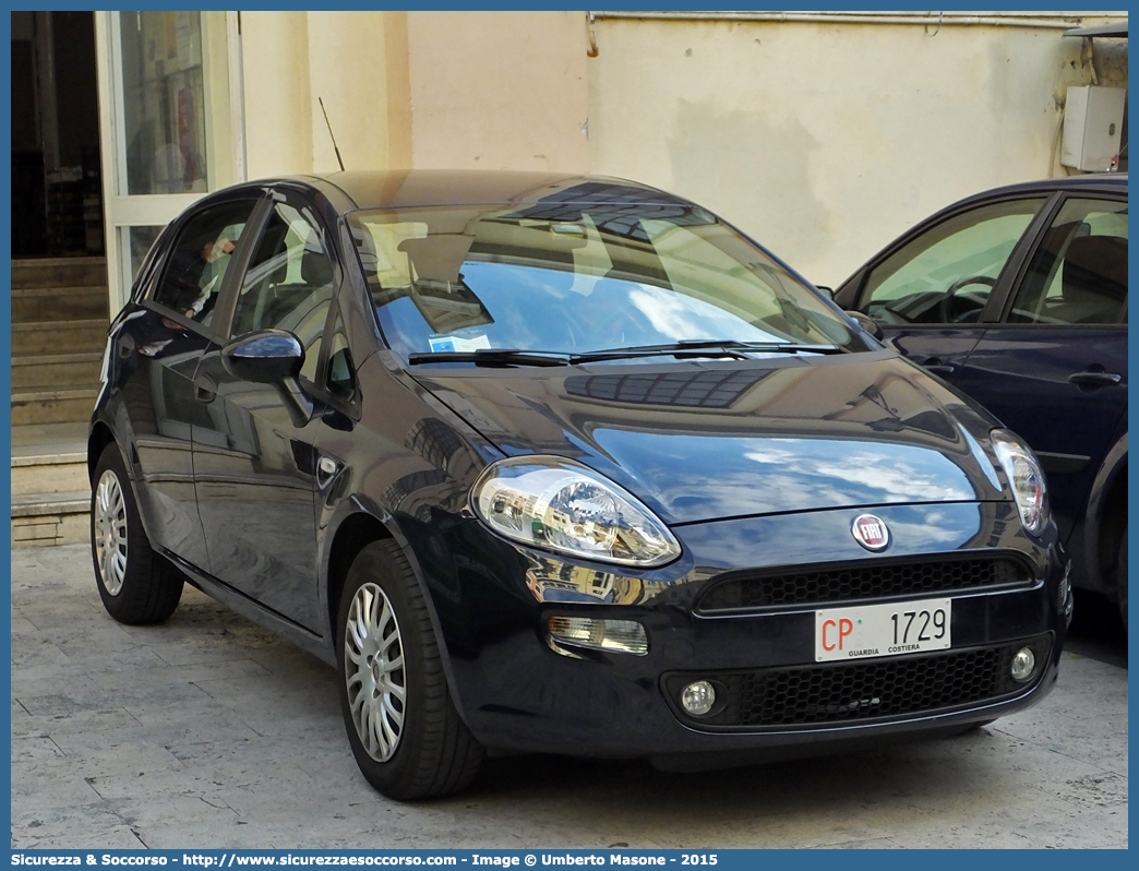 CP 1729
Corpo delle Capitanerie di Porto
Guardia Costiera 
Fiat Punto IV serie
Parole chiave: CP;C.P.;GC;G.C.;Guardia;Costiera;Capitaneria;Capitanerie;di;Porto;Fiat;Punto