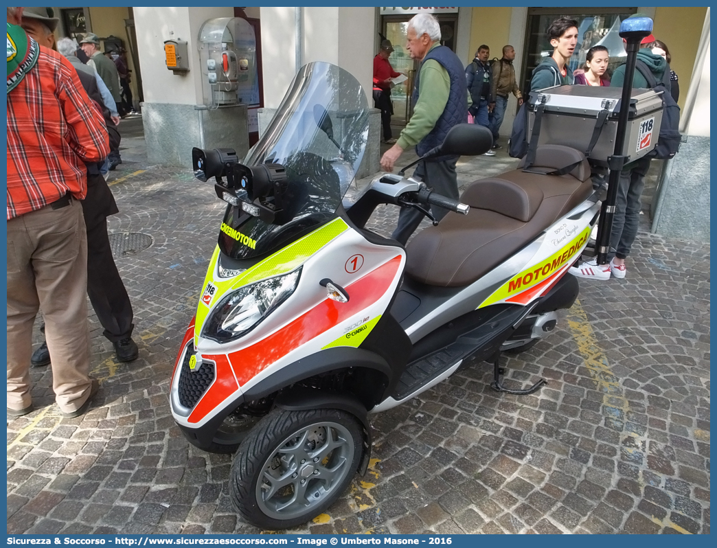 -
118 Cuneo
Piaggio MP3 LT 300IE
Allestitore Ciabilli S.r.l.
Parole chiave: 118;Cuneo;Motomedica;Moto Medica;Piaggio;Mp3;Mp;3