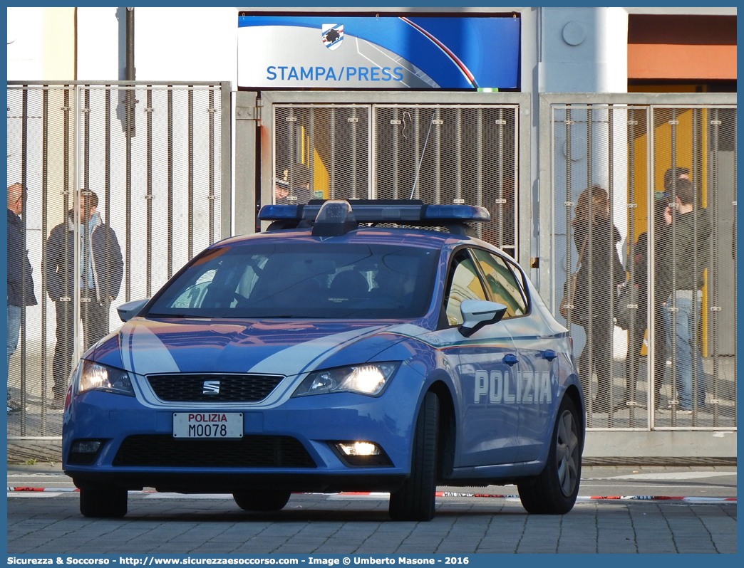 Polizia M0078
Polizia di Stato 
Squadra Volante
Seat Leon III serie
Allestitore Nuova Carrozzeria Torinese S.r.l.
Parole chiave: PS;P.S.;Polizia;di;Stato;Squadra;Volante;Seat;Leon;nct;nuova;carrozzeria;torinese