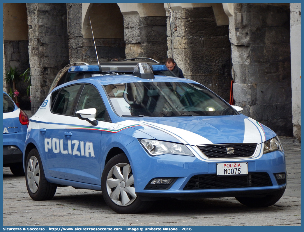 Polizia M0075
Polizia di Stato 
Squadra Volante
Seat Leon III serie
Allestitore Nuova Carrozzeria Torinese S.r.l.
Parole chiave: PS;P.S.;Polizia;di;Stato;Squadra;Volante;Seat;Leon;nct;nuova;carrozzeria;torinese