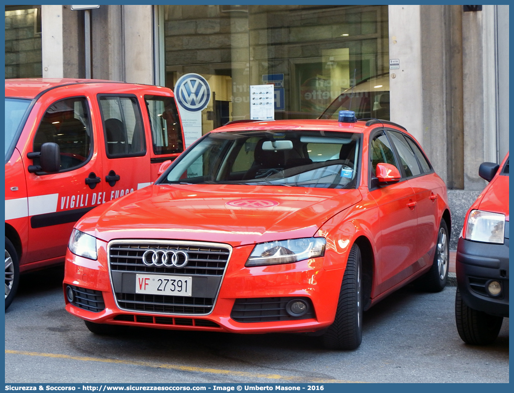 VF 27391
Corpo Nazionale Vigili del Fuoco
Audi A4 Avant IV serie
Parole chiave: Corpo;Nazionale;Vigili del Fuoco;Vigili;Fuoco;Audi;A4;Avant