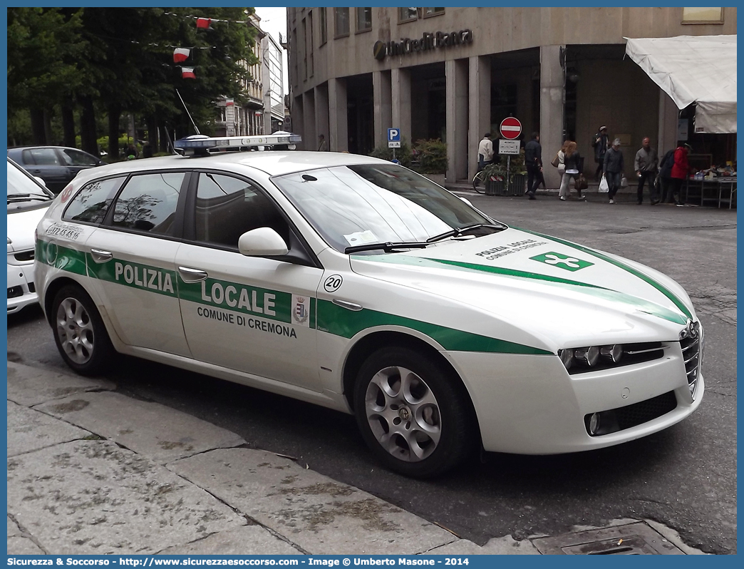 Polizia Locale YA947AA
Polizia Locale
Comune di Cremona
Alfa Romeo 159 Sportwagon
Allestitore Ciabilli S.r.l.
Parole chiave: Polizia;Locale;Municipale;Cremona;Alfa Romeo;159;Sportwagon;Sport;Station;Wagon;SW;S.W.;Ciabilli;YA947AA;YA 947 AA