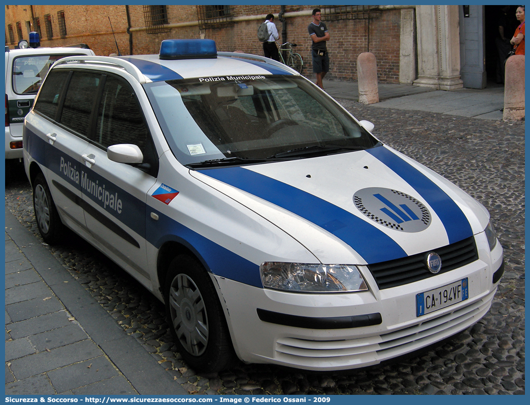 -
Polizia Municipale
Comune di Ostellato
Fiat Stilo Multiwagon
Parole chiave: Polizia;Locale;Municipale;Ostellato;Fiat;Stilo;Multiwagon