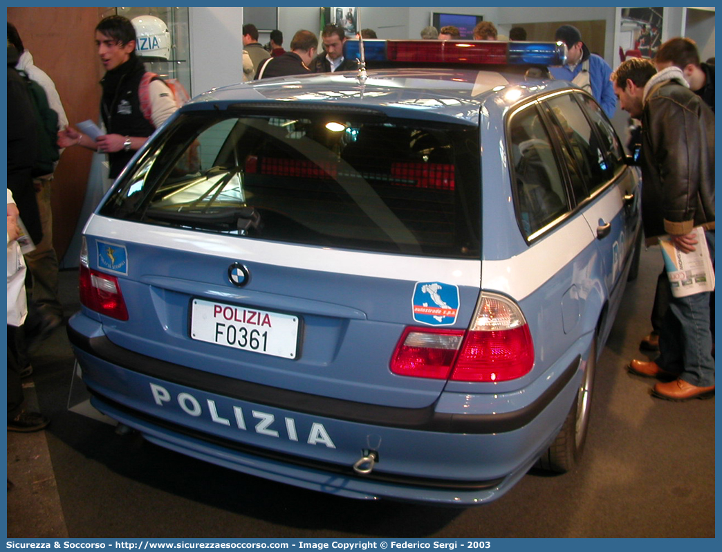 Polizia F0361
Polizia di Stato
Polizia Stradale
Autostrade per l'Italia S.p.A.
Bmw Serie 3 E46 Touring
Parole chiave: Polizia di Stato;Polizia Stradale;Autostrade per l'Italia S.p.A.;Autostrade S.p.A.;Autostrade;Italia;Bmw;Serie 3;E46;E 46;Touring