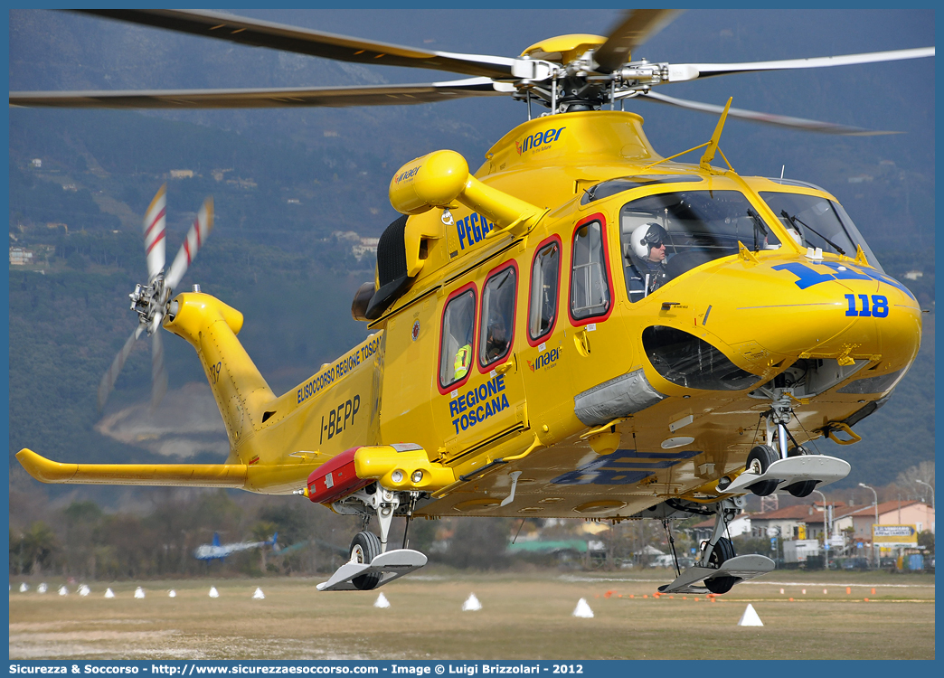 I-BEPP
118 Regione Toscana
AgustaWestland AW139
PEGASO 3
Base di Massa
Parole chiave: 118;Toscana;Massa;AgustaWestland;Agusta;Westland;AW139;AW;139;I-BEPP;Pegaso 3;Pegaso3;Elicottero;Elisoccorso