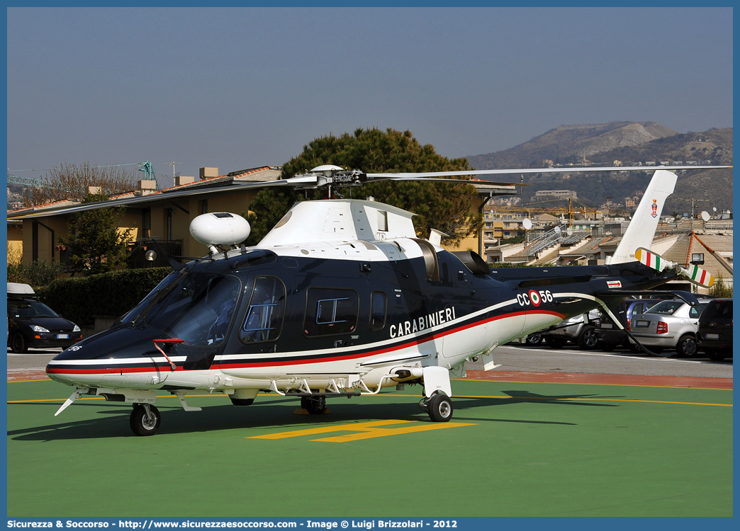 MM81678 / CC 56
Arma dei Carabinieri
Raggruppamento Carabinieri Aeromobili
Agusta Westland AW109N Nexus
Parole chiave: CC;C.C.;Arma;Carabinieri;Raggruppamento;Aeromobili;Agusta;Westland;AgustaWestland;AW109N;AW;109;109N;Nexus