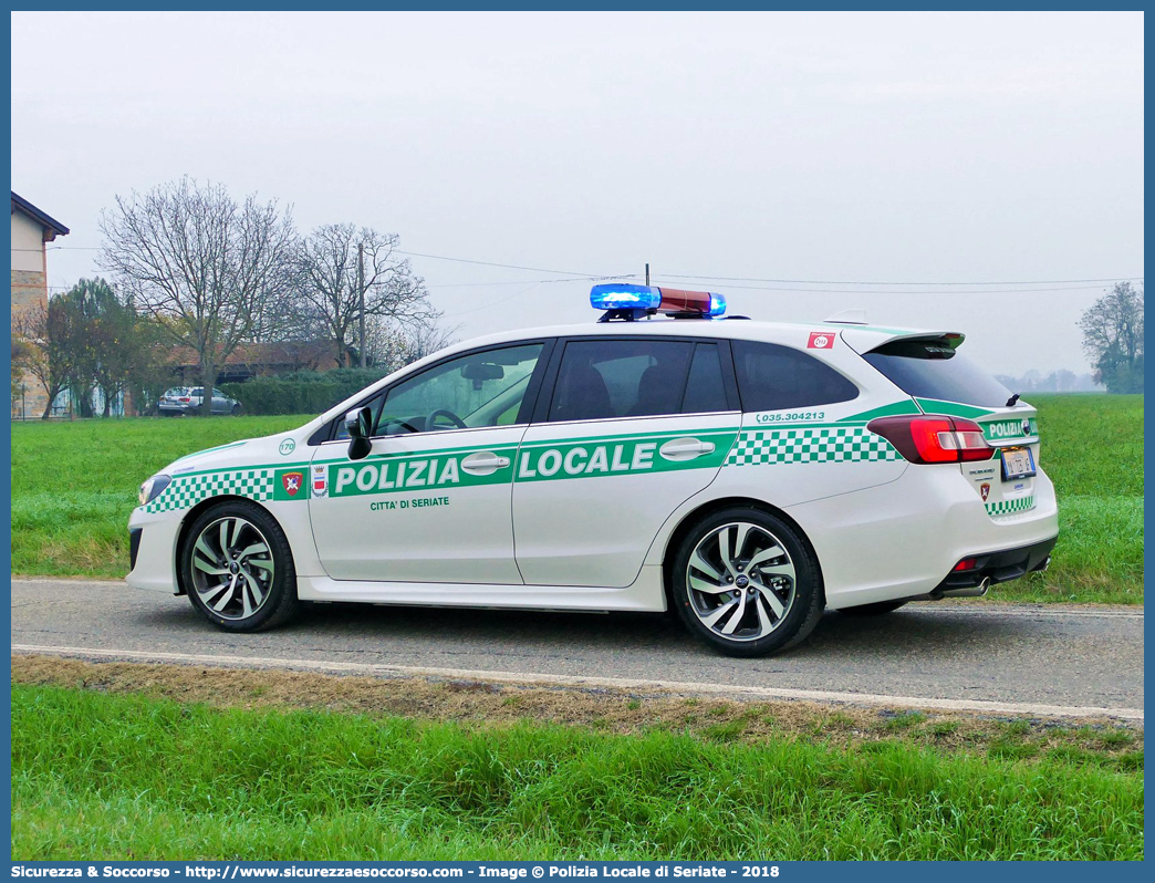 Polizia Locale YA723AF
Polizia Locale
Comune di Seriate
Subaru Levorg
Allestitore Bertazzoni S.r.l.
Parole chiave: Polizia;Locale;Municipale;Seriate;Subaru;Levorg;Bertazzoni;YA723AF;YA 723 AF