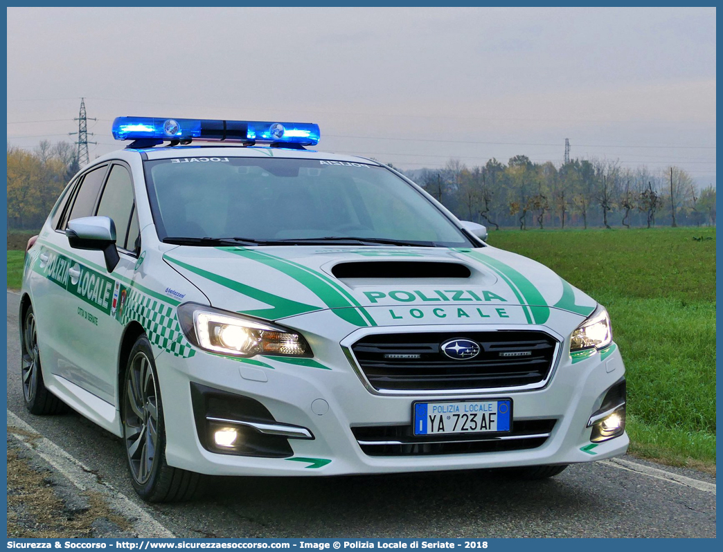 Polizia Locale YA723AF
Polizia Locale
Comune di Seriate
Subaru Levorg
Allestitore Bertazzoni S.r.l.
Parole chiave: Polizia;Locale;Municipale;Seriate;Subaru;Levorg;Bertazzoni;YA723AF;YA 723 AF