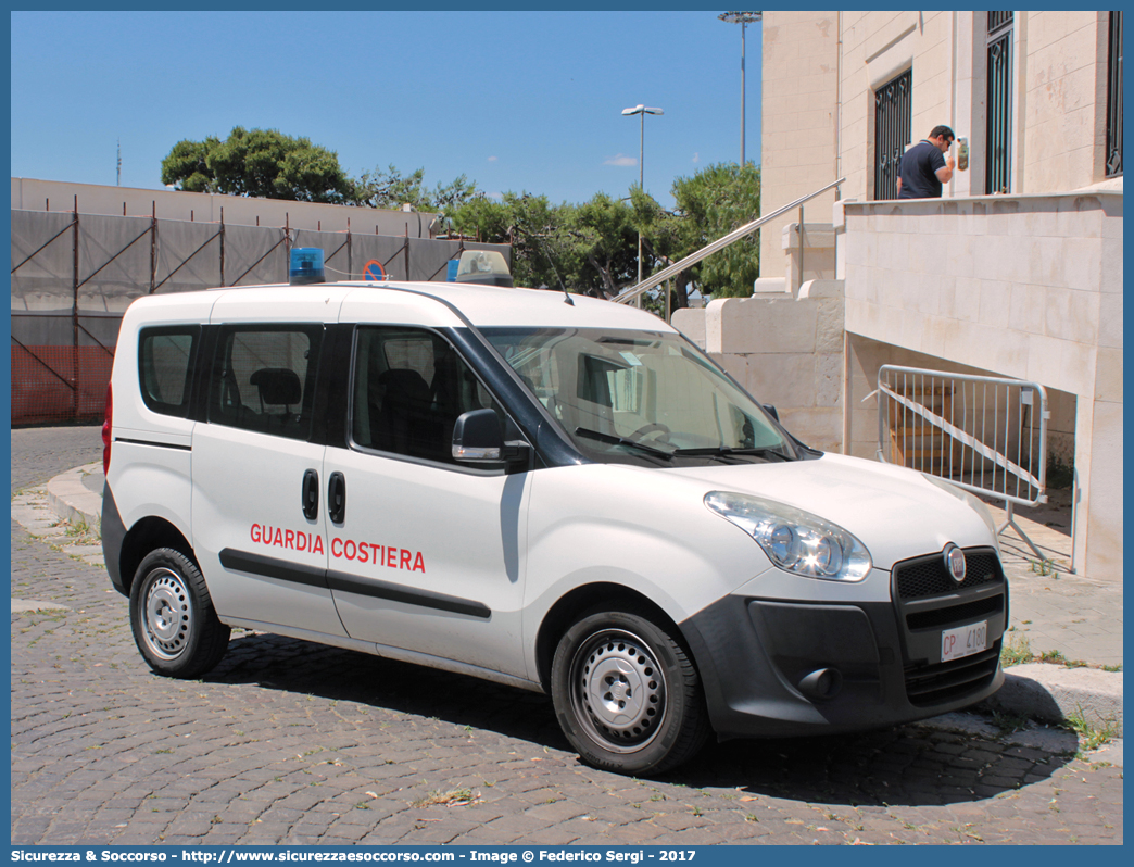 CP 4180
Corpo delle Capitanerie di Porto
Guardia Costiera 
Fiat Doblò II serie
Parole chiave: CP;C.P.;GC;G.C.;Guardia;Costiera;Capitaneria;Capitanerie;Porto;Guardia;Costiera;Fiat;Doblò;Doblo