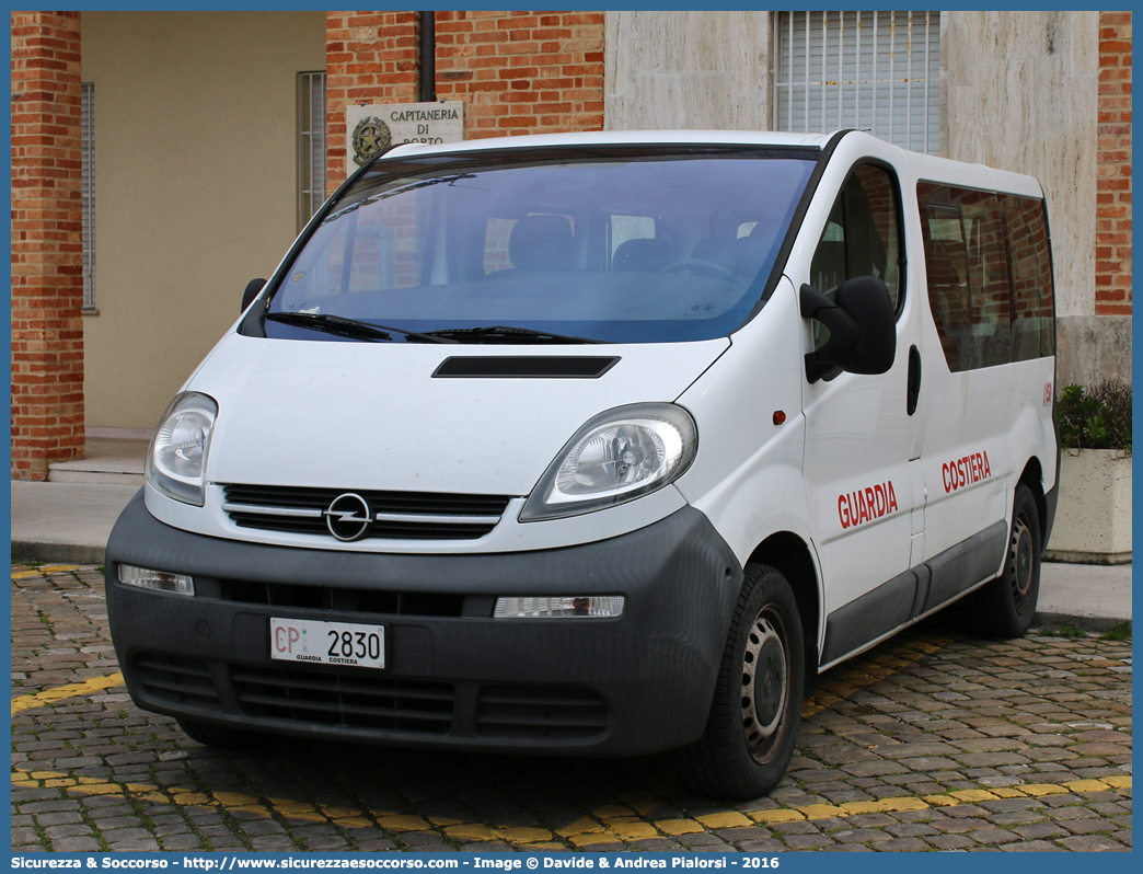 CP 2830
Corpo delle Capitanerie di Porto
Guardia Costiera 
Opel Vivaro I serie
Parole chiave: CP;C.P.;GC;G.C.;Guardia;Costiera;Capitaneria;Capitanerie;di;Porto;Opel;Vivaro