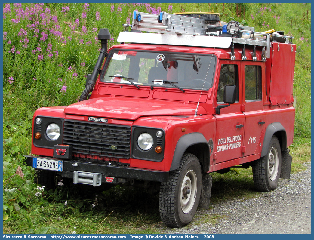 -
Vigili del Fuoco
Regione Autonoma Valle d'Aosta
Distaccamento Volontari di Valtournenche
Land Rover Defender 110
Parole chiave: VF;V.F.;Vigili;Fuoco;Regione;Autonoma;Valle;Aosta;Volontari;Valtournenche;Land;Rover;Defender;110