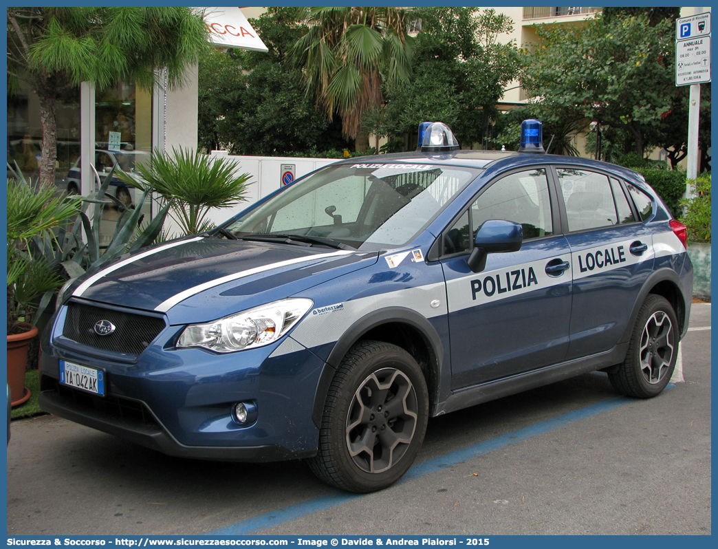 Polizia Locale YA042AK
Polizia Locale
Comune di Lazise
Subaru XV I serie
Allestitore Bertazzoni S.r.l.
Parole chiave: Polizia;Locale;Municipale;Lazise;Subaru;XV;Bertazzoni;YA042AK;YA 042 AK