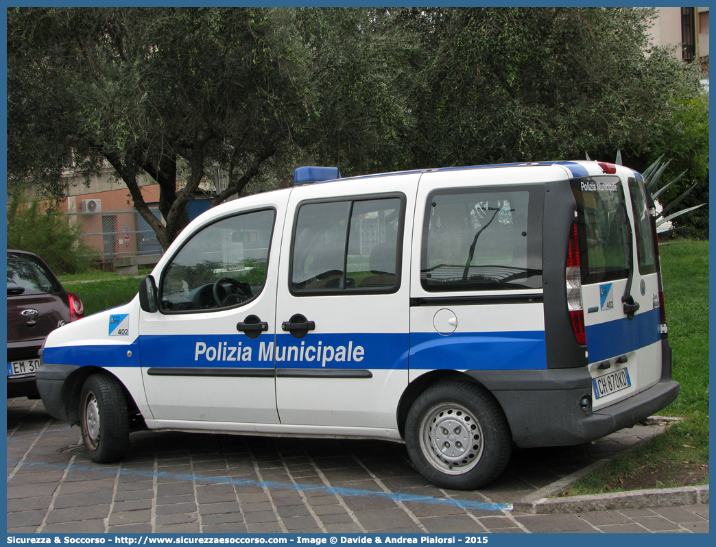 -
Polizia Municipale
Corpo Intercomunale del Delta
Fiat Doblò I serie
Parole chiave: Polizia;Locale;Municipale;Delta;Codigoro;Goro;Lagosanto;Massa Fiscaglia;Mesola;Migliarino;Migliaro;Ostellato;Fiat;Doblo;Doblò