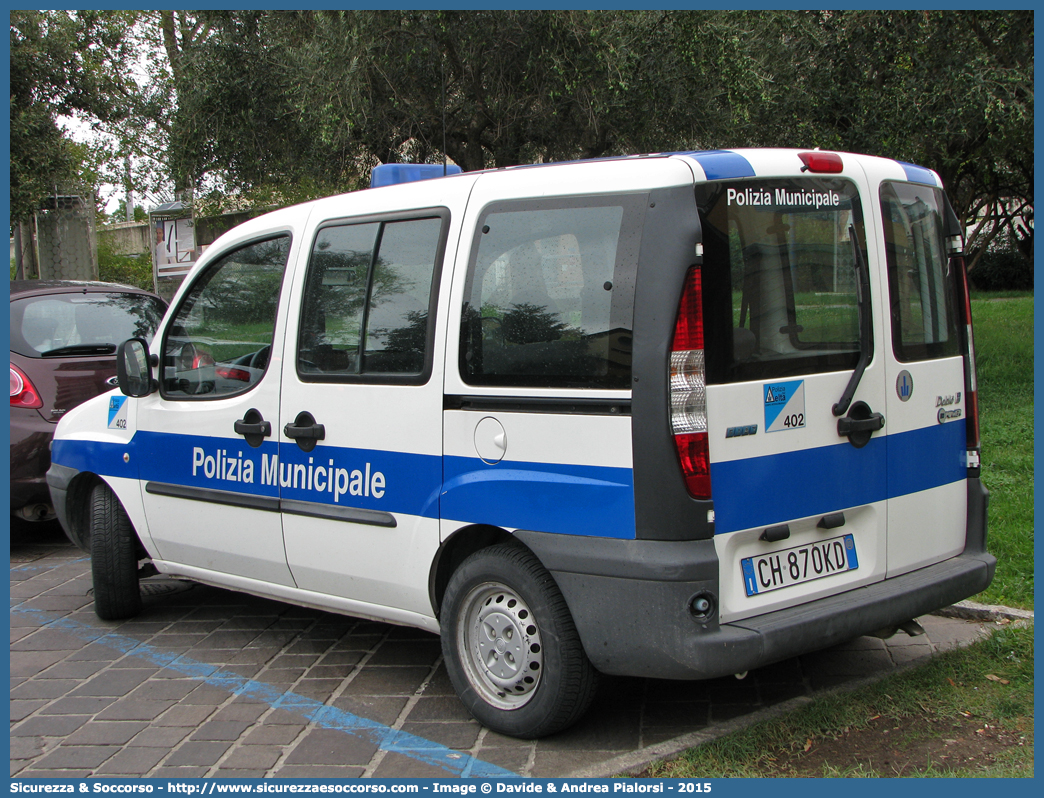 -
Polizia Municipale
Corpo Intercomunale del Delta
Fiat Doblò I serie
Parole chiave: Polizia;Locale;Municipale;Delta;Codigoro;Goro;Lagosanto;Massa Fiscaglia;Mesola;Migliarino;Migliaro;Ostellato;Fiat;Doblo;Doblò