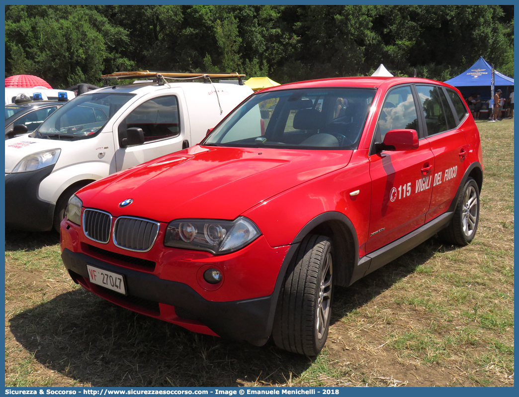 VF 27047
Corpo Nazionale Vigili del Fuoco
Bmw X3 I serie restyling
Parole chiave: VVF;V.V.F.;Corpo;Nazionale;Vigili del Fuoco;Vigili;Fuoco;Bmw;X3