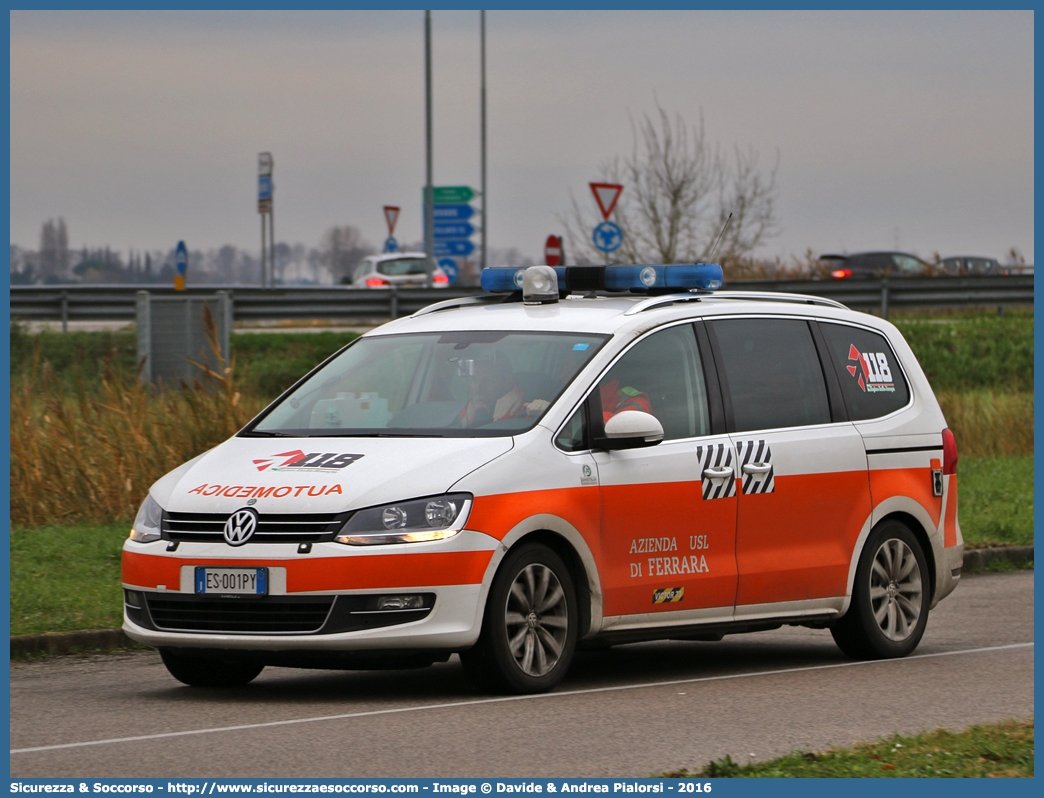 FE 3173
118 Ferrara Soccorso
Volkswagen Sharan IV serie
Allestitore Ambitalia S.p.A.
Parole chiave: 118;Ferrara;Soccorso;Automedica;Auto Medica;Automedicalizzata;Auto Medicalizzata;Volkswagen;Sharan;Ambitalia