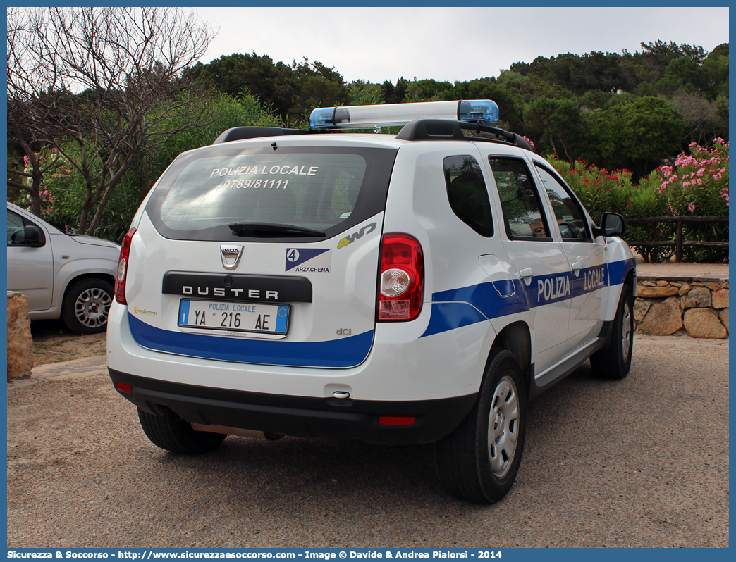 Polizia Locale YA216AE
Polizia Locale
Comune di Arzachena
Dacia Duster
Parole chiave: PL;P.L.;PM;P.M.;Polizia;Locale;Municipale;Arzachena;Dacia;Duster