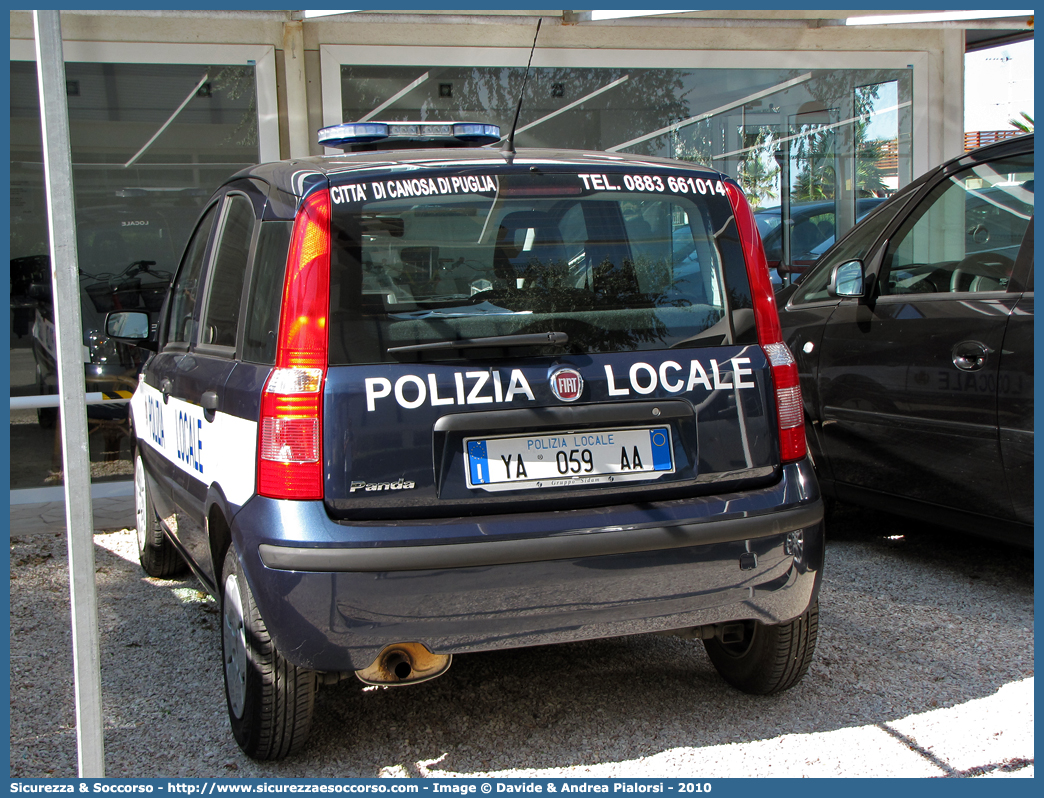 Polizia Locale YA059AA
Polizia Locale
Comune di Canosa di Puglia
Fiat Nuova Panda I serie
Parole chiave: Polizia;Locale;Municipale;Canosa di Puglia;Fiat;Nuova Panda;YA059AA;YA 059 AA