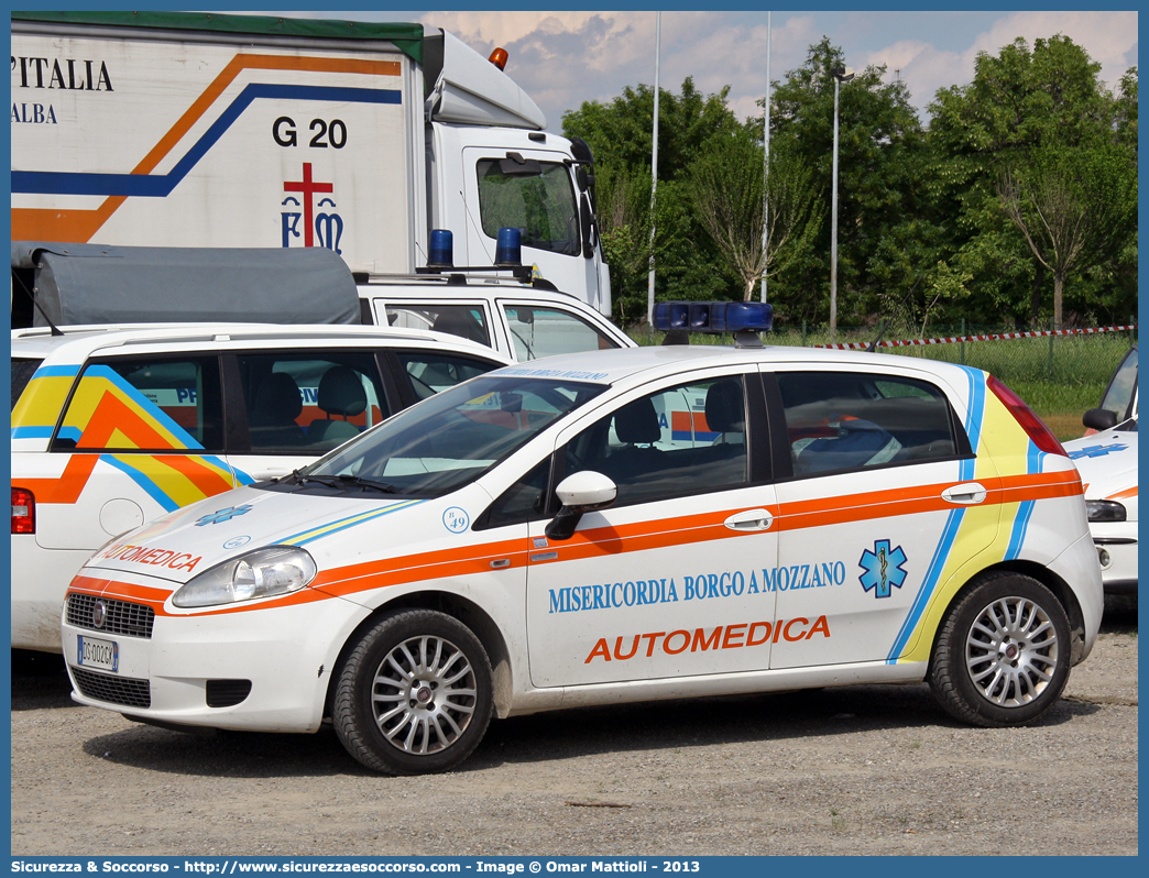 B49
Misericordia di Borgo a Mozzano
Fiat Grande Punto
Allestitore MAF S.n.c.
Parole chiave: Misericordia;Misericordie;Borgo a Mozzano;Fiat;Grande Punto;Automedica;Automedicalizzata;Auto Medica;Auto Medicalizzata;MAF;M.A.F.;Mariani Alfredo e Figlio