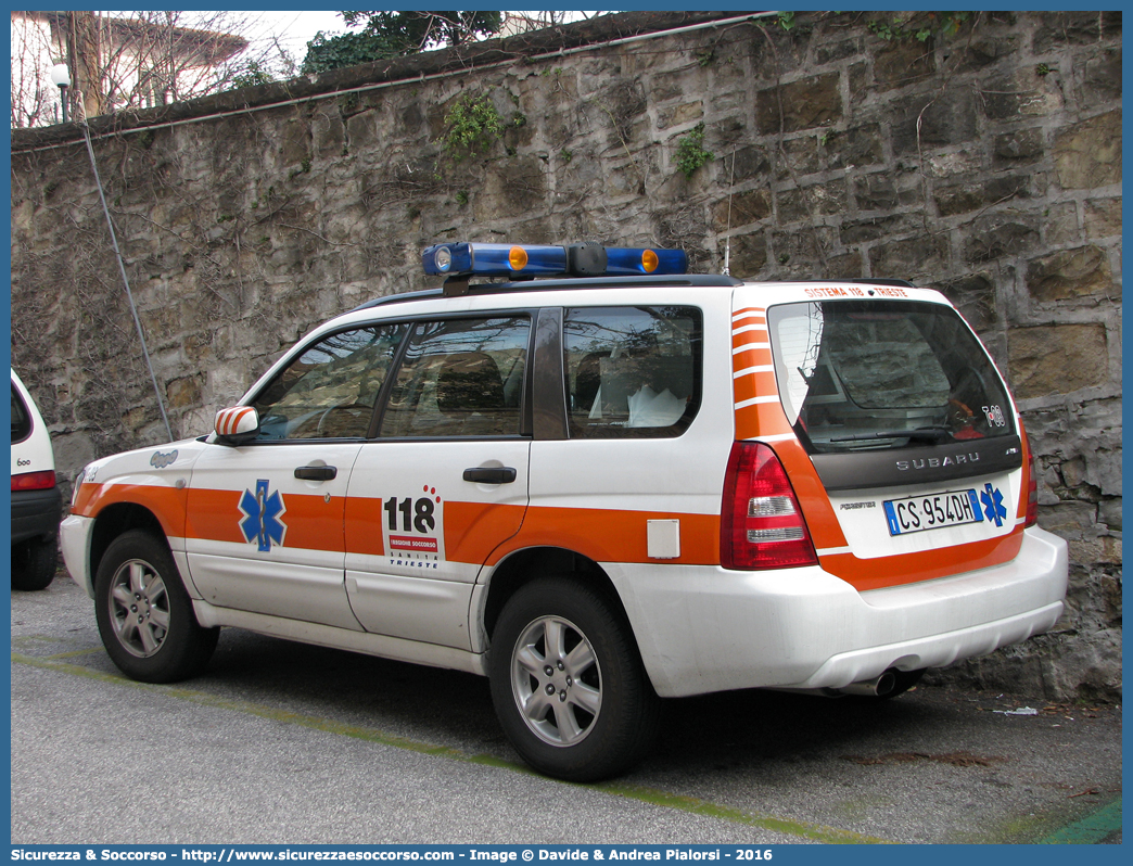 T03
118 Trieste
Subaru Forester III serie
Allestitore Aricar S.p.A.
Parole chiave: 118;Trieste;Automedica;Automedicalizzata;Auto Medica;Auto Medicalizzata;Subaru;Forester;Aricar