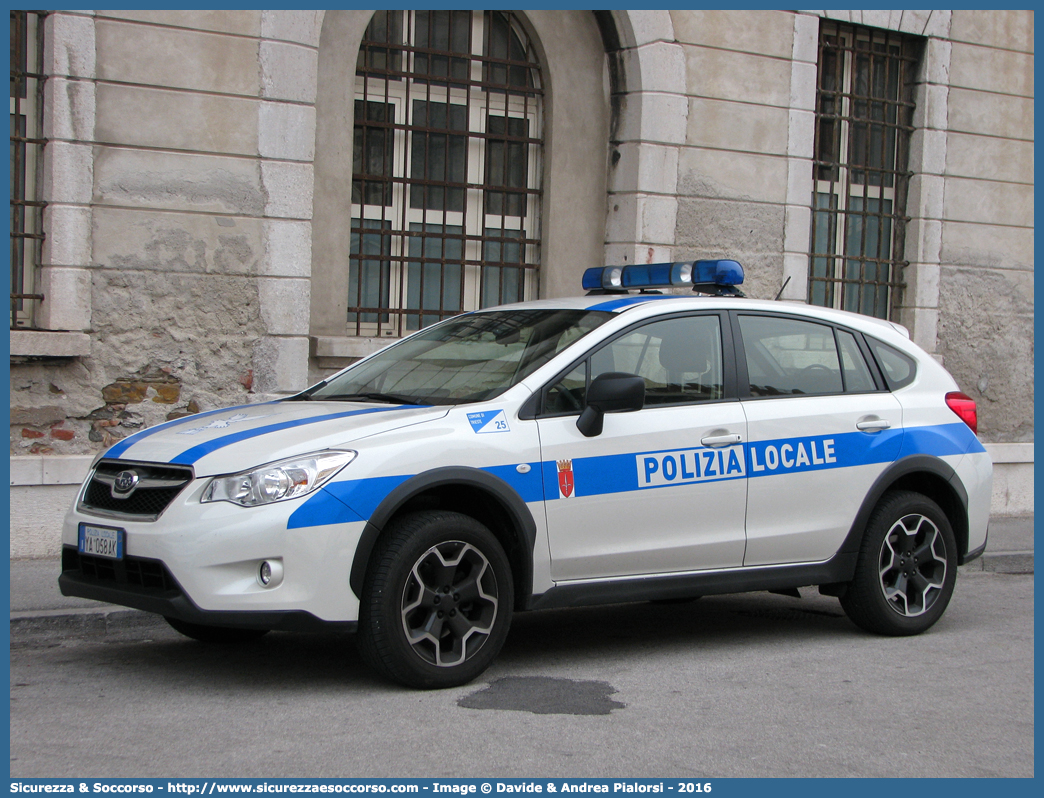 Polizia Locale YA058AK
Polizia Locale
Comune di Trieste
Subaru XV I serie
Allestitore Bertazzoni S.r.l.
Parole chiave: Polizia;Municipale;Locale;Trieste;Subaru;XV;Bertazzoni;YA058AK;YA 058 AK