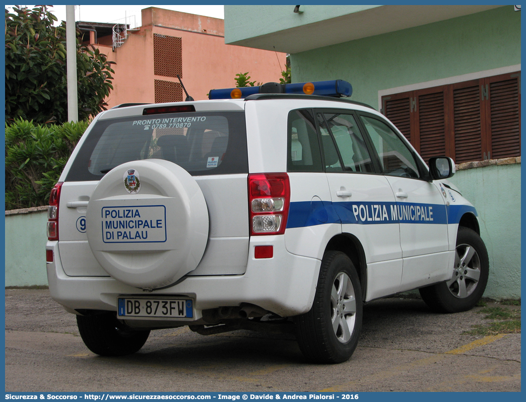 -
Polizia Municipale
Comune di Palau
Suzuki Grand Vitara III serie
Parole chiave: PL;P.L.;PM;P.M.;Polizia;Locale;Municipale;Palau;Suzuki;Grand Vitara